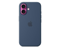 Apple Silikonowe etui MagSafe do iPhone 16 denim - 1278581 - zdjęcie 3